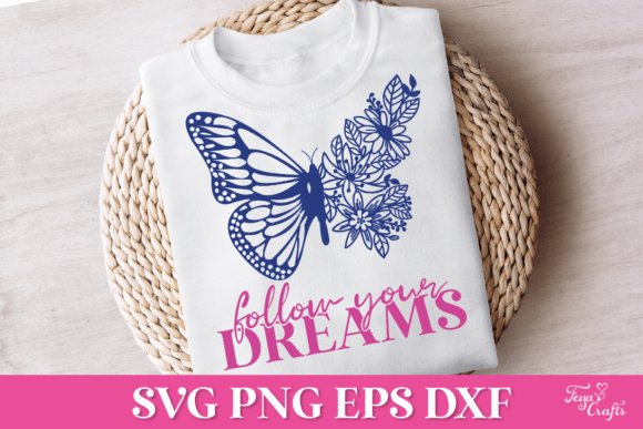 Follow Your Dreams SVG Quote: Premium Graphics for Crafts