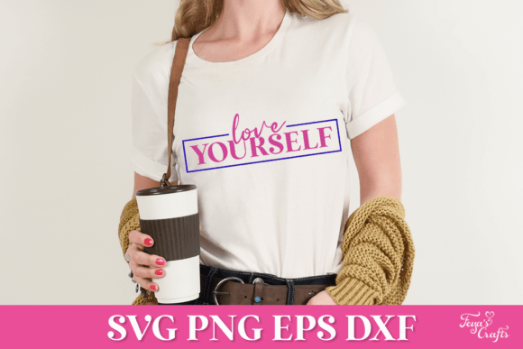 Live Yourself Inspirational SVG Quote for Crafts and Graphics