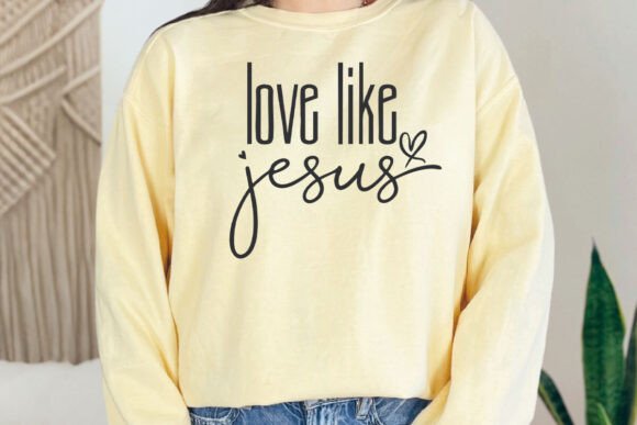 Love Like Jesus SVG,Faith Svg,Christian Graphics for Crafts