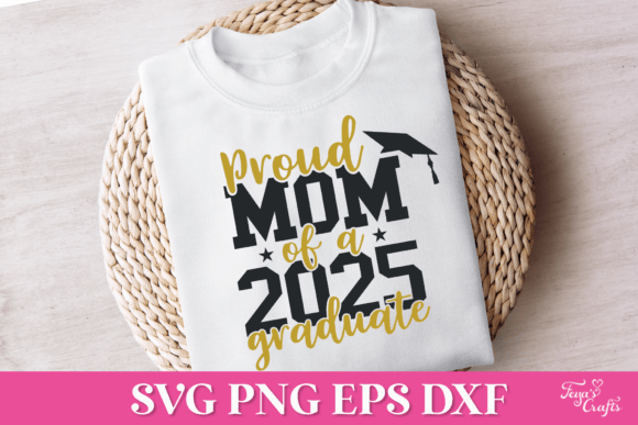 Proud Mom of a 2025 Graduate SVG Quote Review